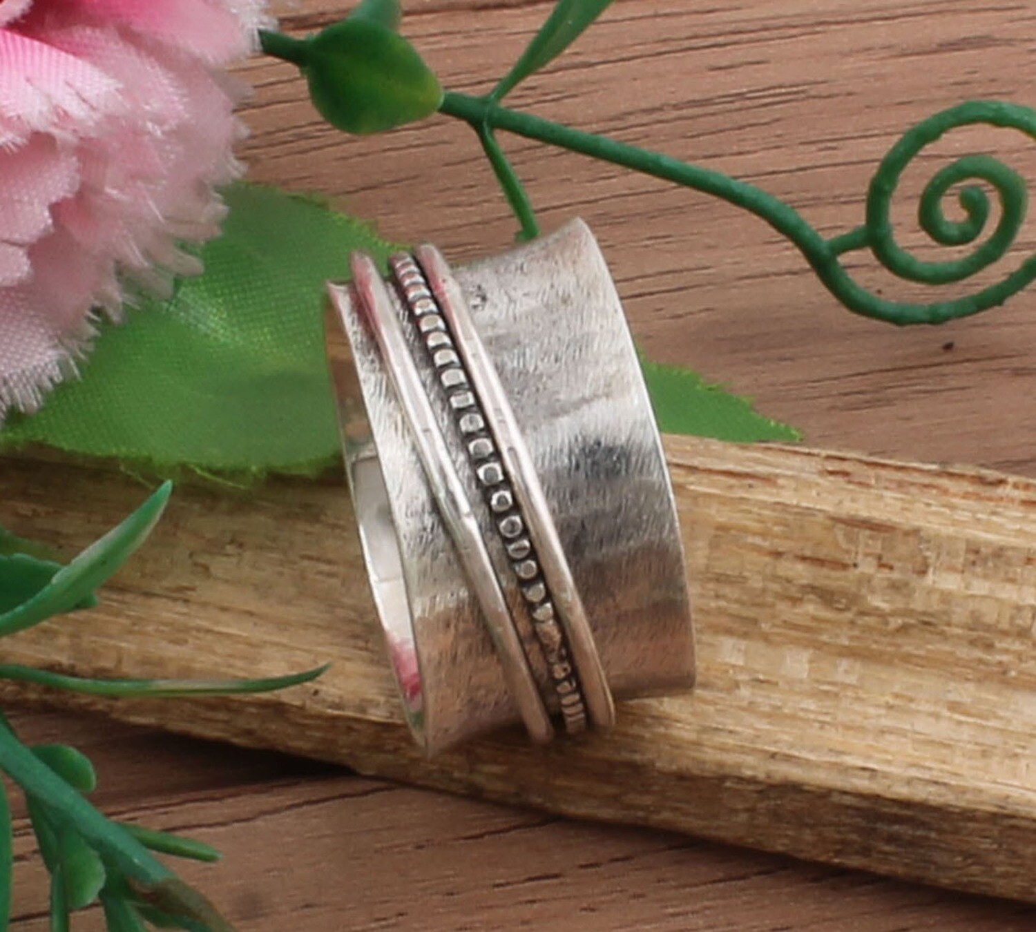 925 Sterling Solid Silver AAA+Quality Spinner Band Ring /  Amazing Boho Ring / Antique Designer Silver Ring / Thumb Ring For Women Weddings Gifts Him