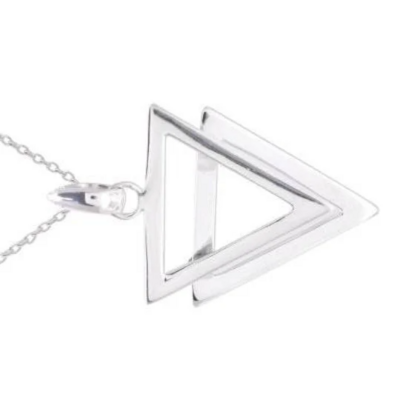 Solid 925-Sterling Silver Pendant,Antique Silver Pendant Handcrafted Charm Boho Pendant Gift For Her