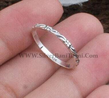 Silver Band Ring - Leaf Design Silver Band Ring - Daily Use Ring - 925 Sterling Silver Ring - Boho Ring - Thumb Band Ring - Etsy Cyber2022