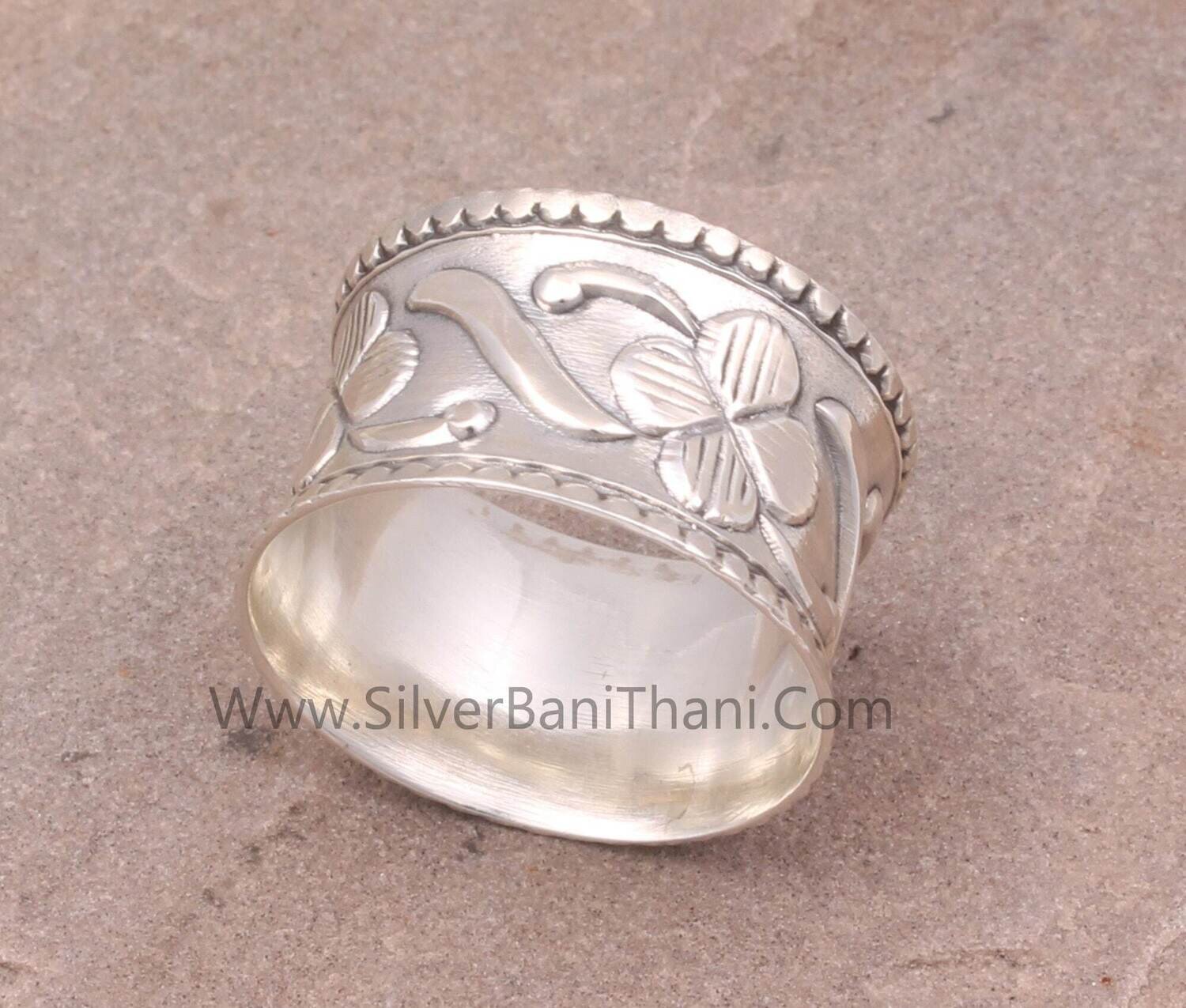 BIG Size Band Solid 925 Sterling Silver Band Ring For Men | Handmade Wide Band Thumb Ring Gifts For Her Wedding Anniversary2022Etsy