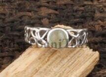 Prehnite Ring-Round Stone Cabochon Ring-Solid Silver Ring-Handmade Design Ring-Fashion Stone Ring-Nature Inspired Sterling Silver Ring-2022