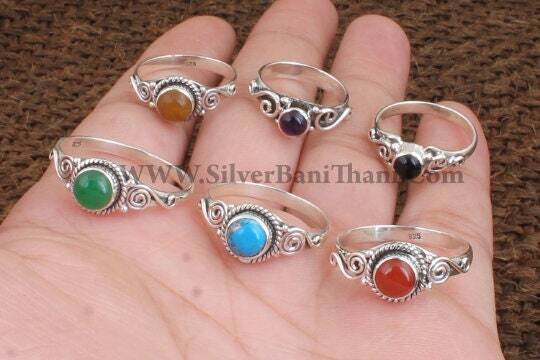 Multi Stone Ring - 925 Sterling Silver Ring - Gift Item Ring - Mothers Ring - Family Ring - Antique Ring - Gifts for Mom - Sterling2022Etsy