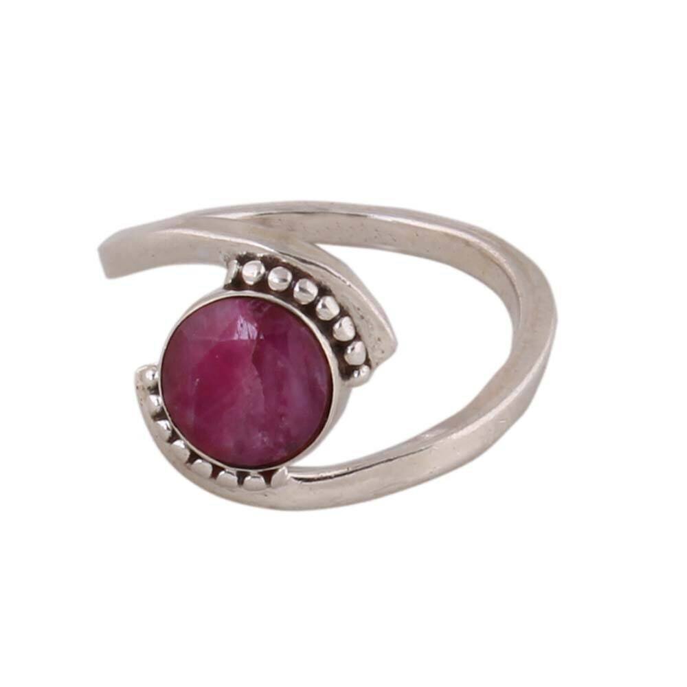 Silver Ring 925 sterling silver ring ruby gemstone  ETSYCYBER2021Cyber2021Bestseller2021EtsyBirthstone