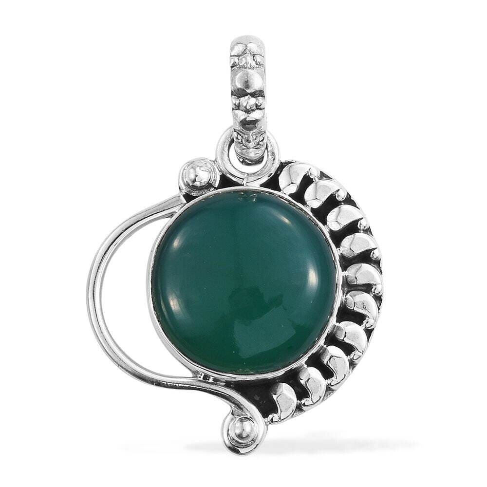 Pendant Boho Pendant With Natural Green Jade Top Quality Gemstone Handcrafted Pendant Charm &amp; Boho Pendant Gift For You ! L#-283408-P