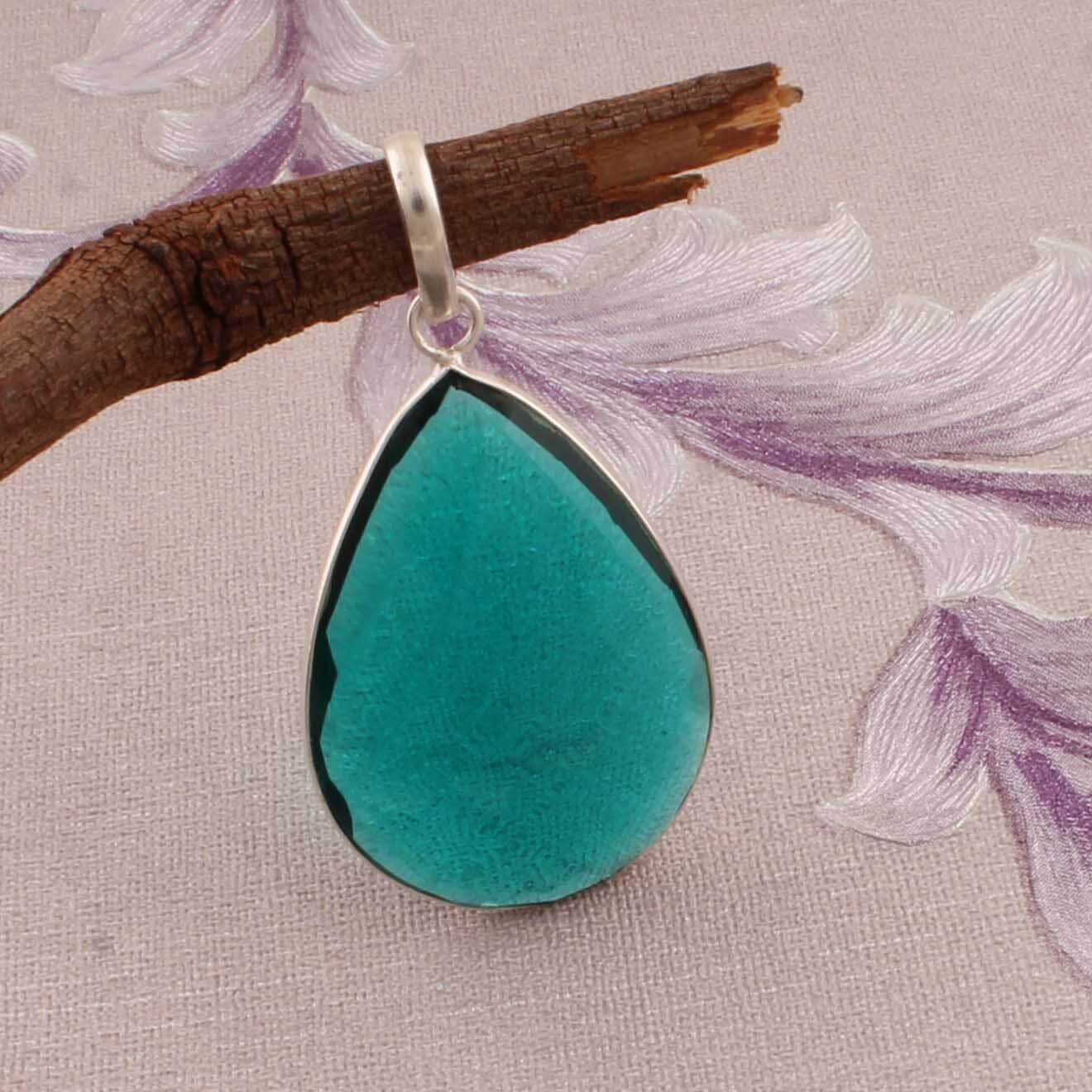 Top Quality Gemstone Pendant 925-Sterling Silver Pendant,Antique Silver Pendant,Simple Pendant Gift Item Pendant For GirlCyber2021Birthstone