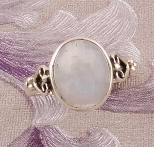 Rainbow Moonstone Gemstone 925-Sterling Silver Ring,Boho Ring,Twisted Band Ring,Dainty Rings,Top Selling Item Gift For Her Wedding Ring