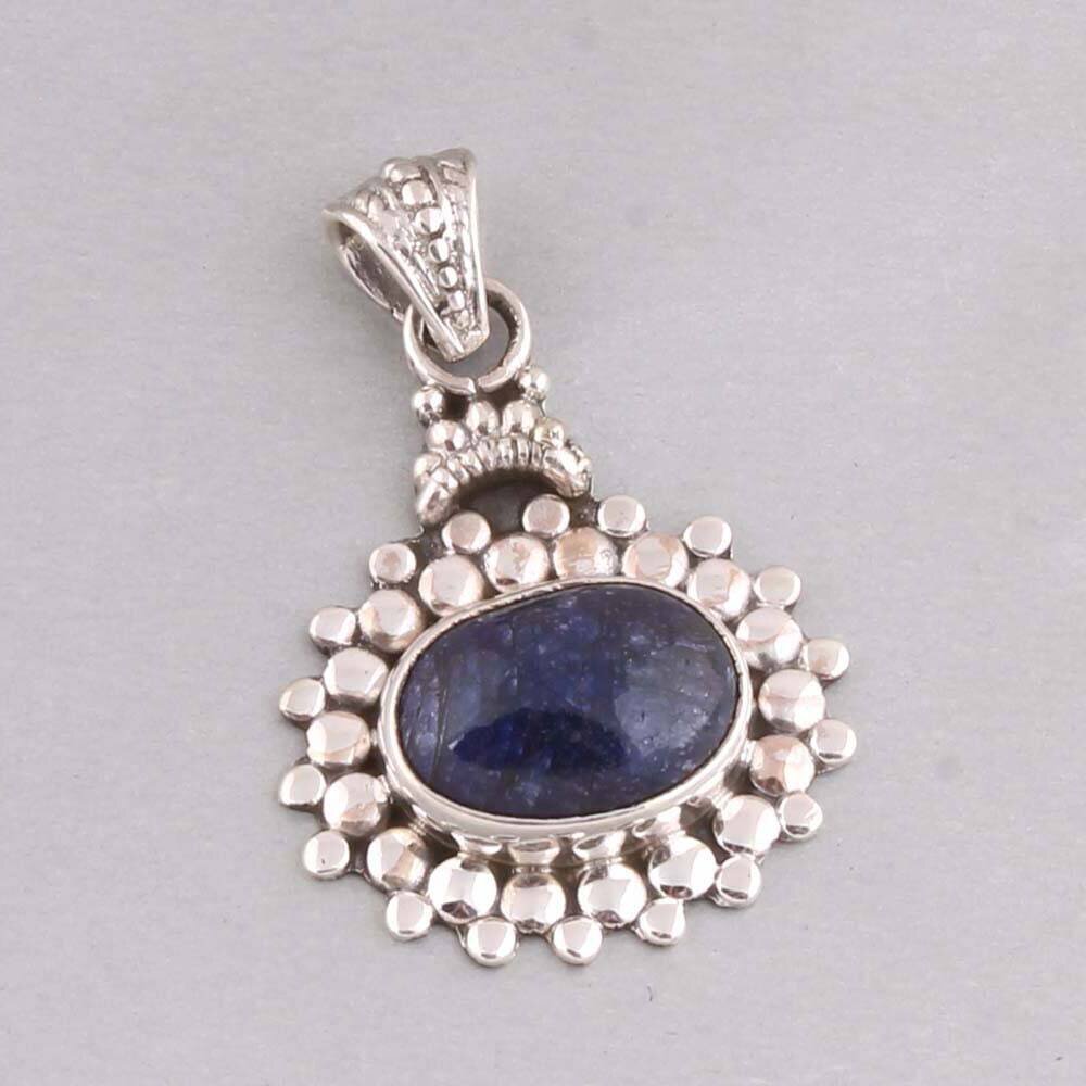 Sterling silver lapies gemstone Silver Pendant-silver gemstone pendant-gift pendant Silver,Solid Pendant 925-Silver Pendant Antique Silver