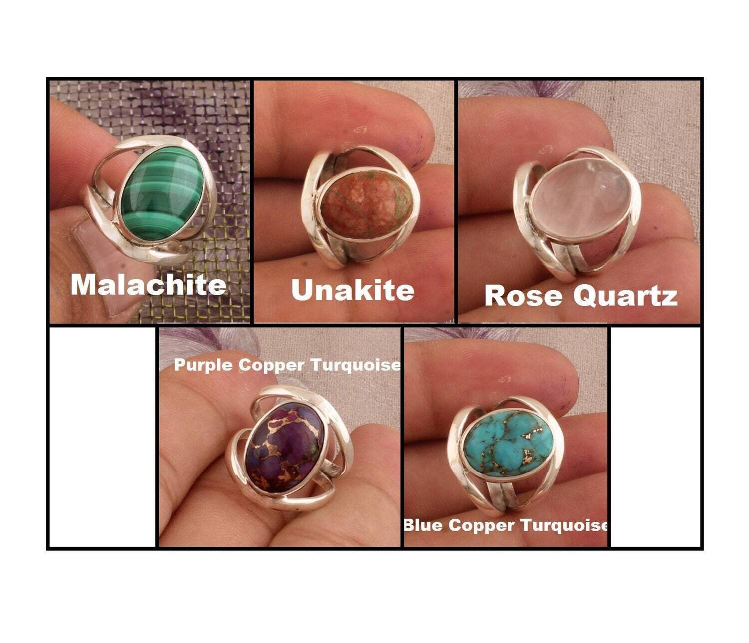 925 Sterling Silver Designer Multi Oval Shape Gemstone Double Layer Ring, Handmade Ring Gift, Engagement Ring Sterling Silver Ring For Woman