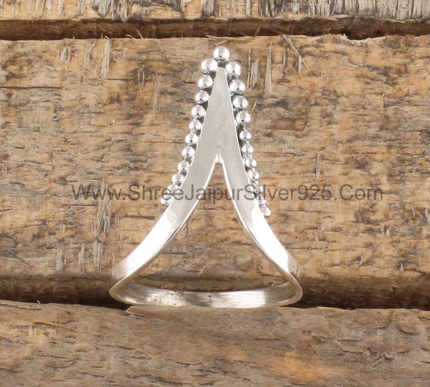BOHO ETSYA Solid 925 Sterling Silver Ring , Handmade Solid Silver Design Ring For Party Wear Fashion Ring Gift IdeaBirthstone
