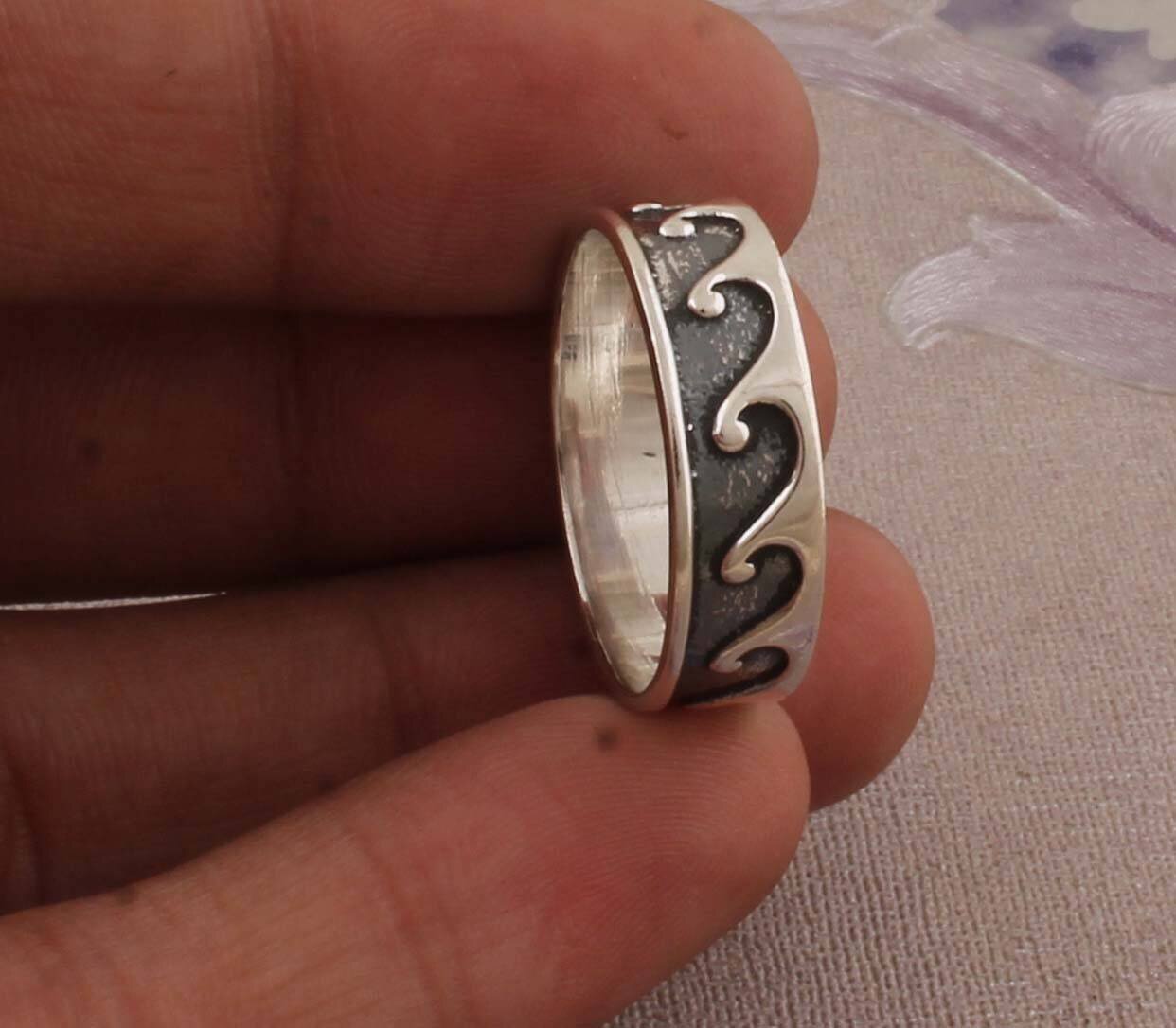 925-Sterling Silver Ring,Antique Silver Ring, Thumb Ring ,Band Ring,Amazing Beautiful Ring Girls &amp; Boys Ring Gift For her