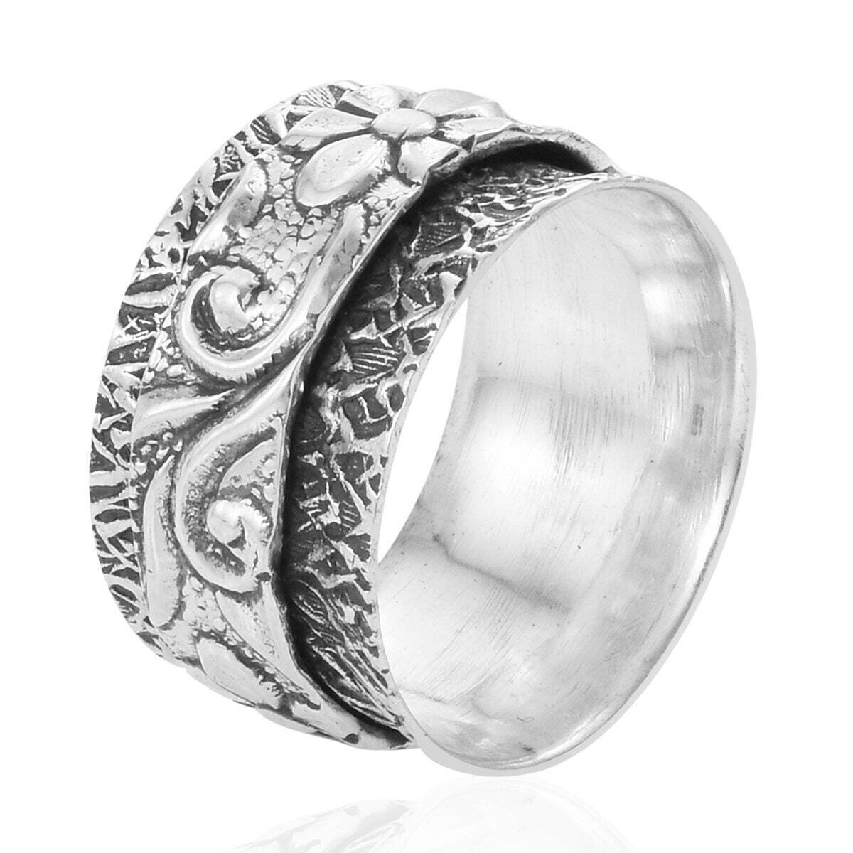 Thumb Ring 925-Sterling Silver Ring,Antique Silver Ring,Spinner Ring,Solid Silver Ring Gift Item Ring,Spinner Hot Ring Gift For HerCyber2021