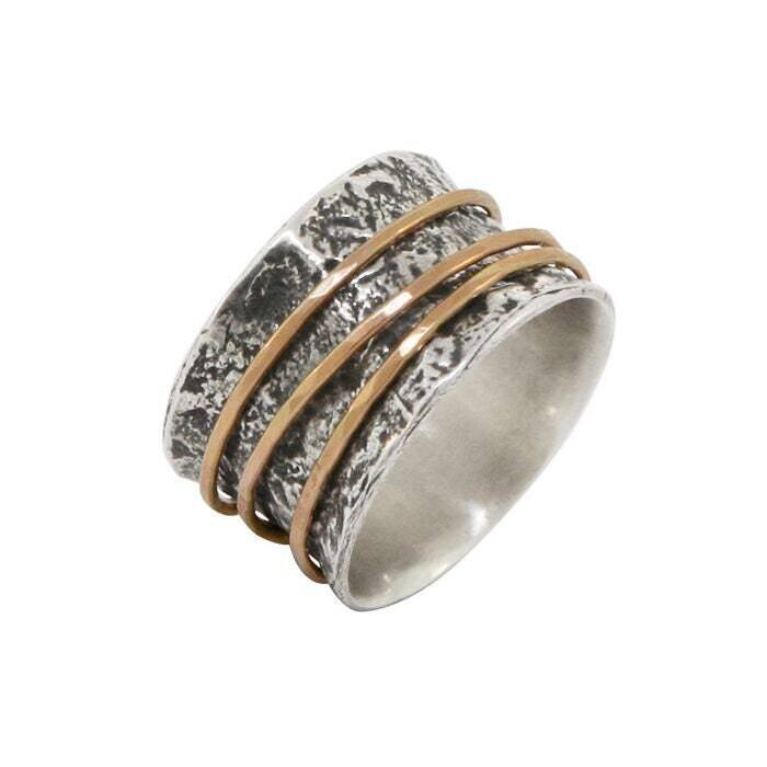 Gift For You ! Solid 925-Sterling,Silver Ring Plain Boho Ring Handcrafted Charm Thumb Ring Spinner Ring ( Mediation Ring ) L#-284001-R
