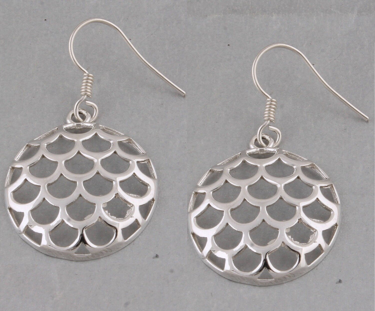 Solid 925 Sterling Silver Filigree Circle Handmade Earrings For Women Wedding Anniversary Gift IdeaBirthstone