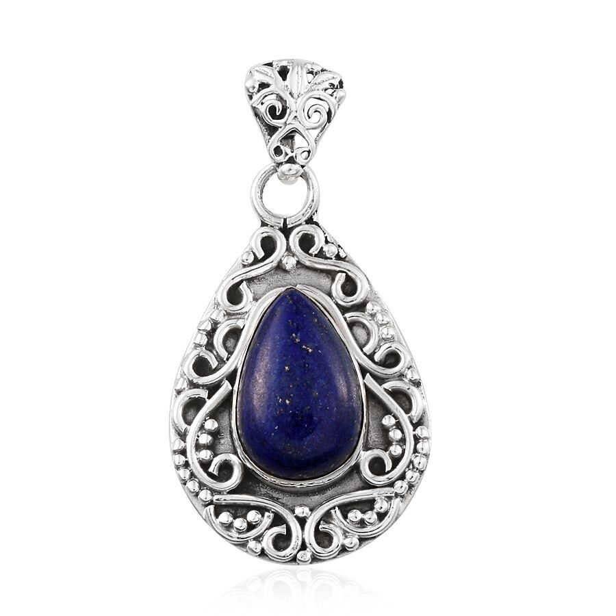 Top Quality Lapis Gemstone Pendant Handcrafted Charm Boho Pendant 925-Sterling Silver Pendant,Antique Silver Pendant Etsy Cyber-2021
