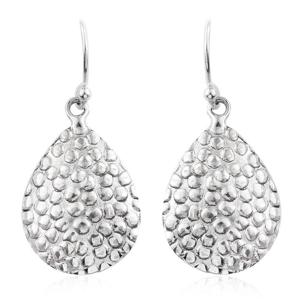 Simple With Plain Earring 925-Sterling Solid Silver Earring Handcrafted Charm &amp; Boho Earring Lovely Gift Item Earring Gift For You !