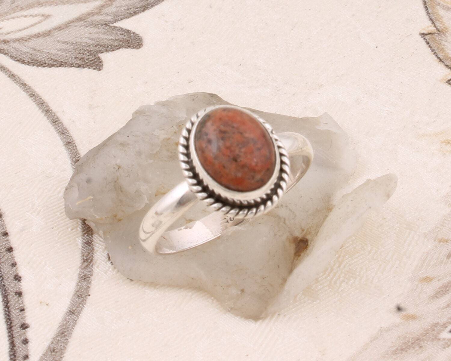 Gift For You ! Solid 925-Sterling Silver Ring Composite Turquoise Gemstone Ring Cabochon Stone Boho Ring Index Finger RingBestseller2021Etsy