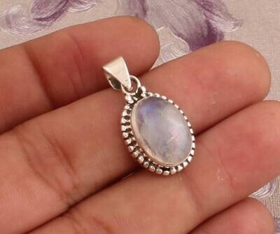Rainbow Moonstone Silver Pendant, 925 Sterling Silver Pendant, Oval Shape Gemstone Pendant, Designer Pendant, Handmade Pendant, Women Weddings Gift Idea Rainbow Moonstone Silver Pendant, 925 Sterling Silver Pendant, Oval Shape Gemstone Pendant, Designer Pendant, Handmade Pendant, Women Weddings Gift Idea