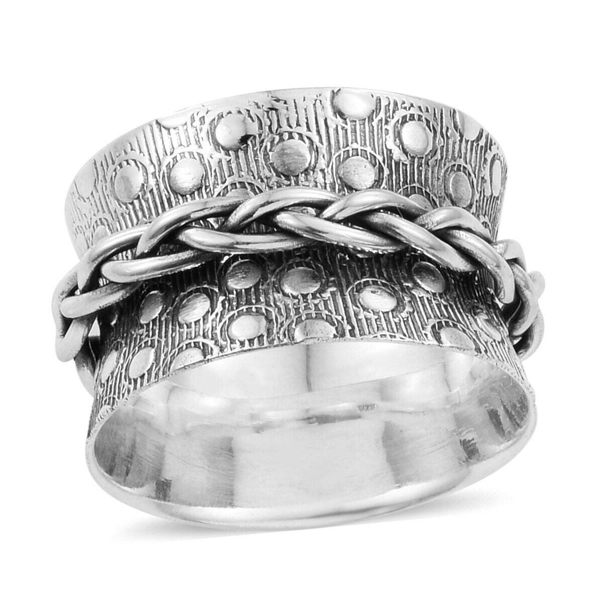 Thumb Ring 925-Sterling Silver Ring,Antique Silver Ring,Spinner Ring,Solid Silver Ring Gift Item Ring,Spinner Hot Ring Gift For HerCyber2021