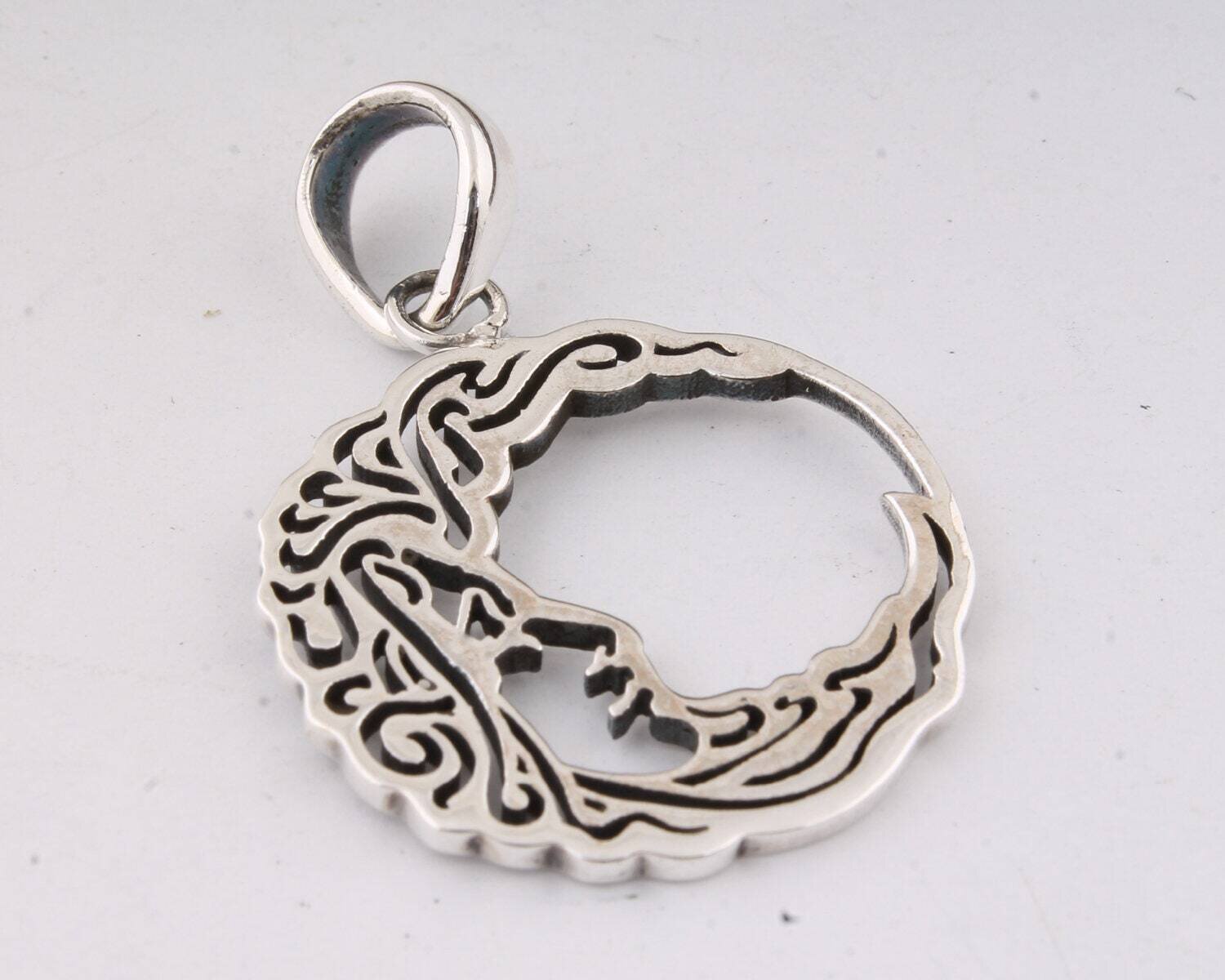 sterling silver Pendent-925 sterling silver pendant-plain silver pendant-handmade silver pendant-gift pendant Antique Silver