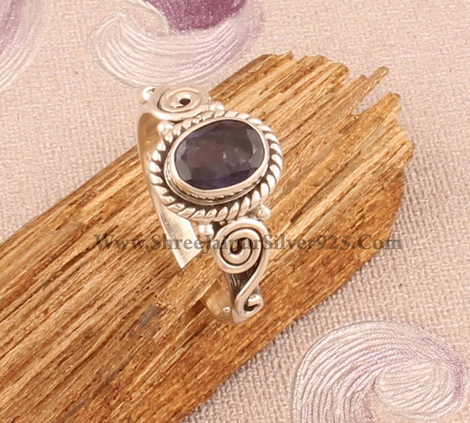 Amethyst silver ring,solid silver ring, stone ring, 92.5 sterling silver, gemstone Silver Ring Antique Silver ETSYCYBER2021Cyber2021