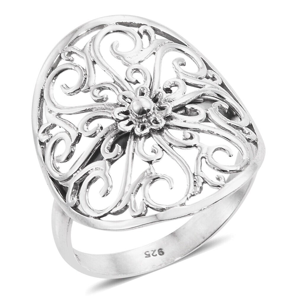 Gift For You !  925-Sterling Silver Solid Ring Handcrafted Charm With Boho Ring Plain Spinner Ring (Meditation Ring ) Thumb Ring L# 283462