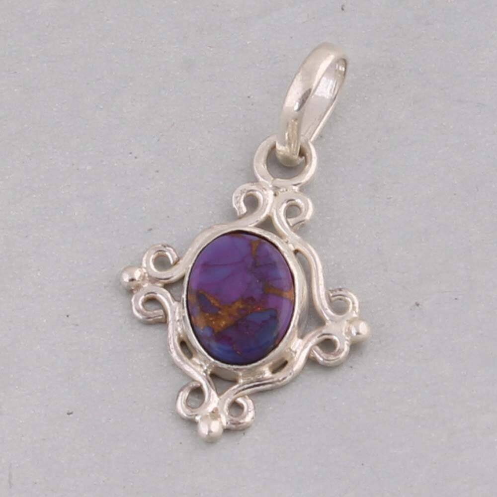 Amazing Composite Turquoise AAA+Quality Gemstone Pendant 925-Sterling Silver Pendant, Charm Pendant,Boho Pendant Gift For YouBirthstone