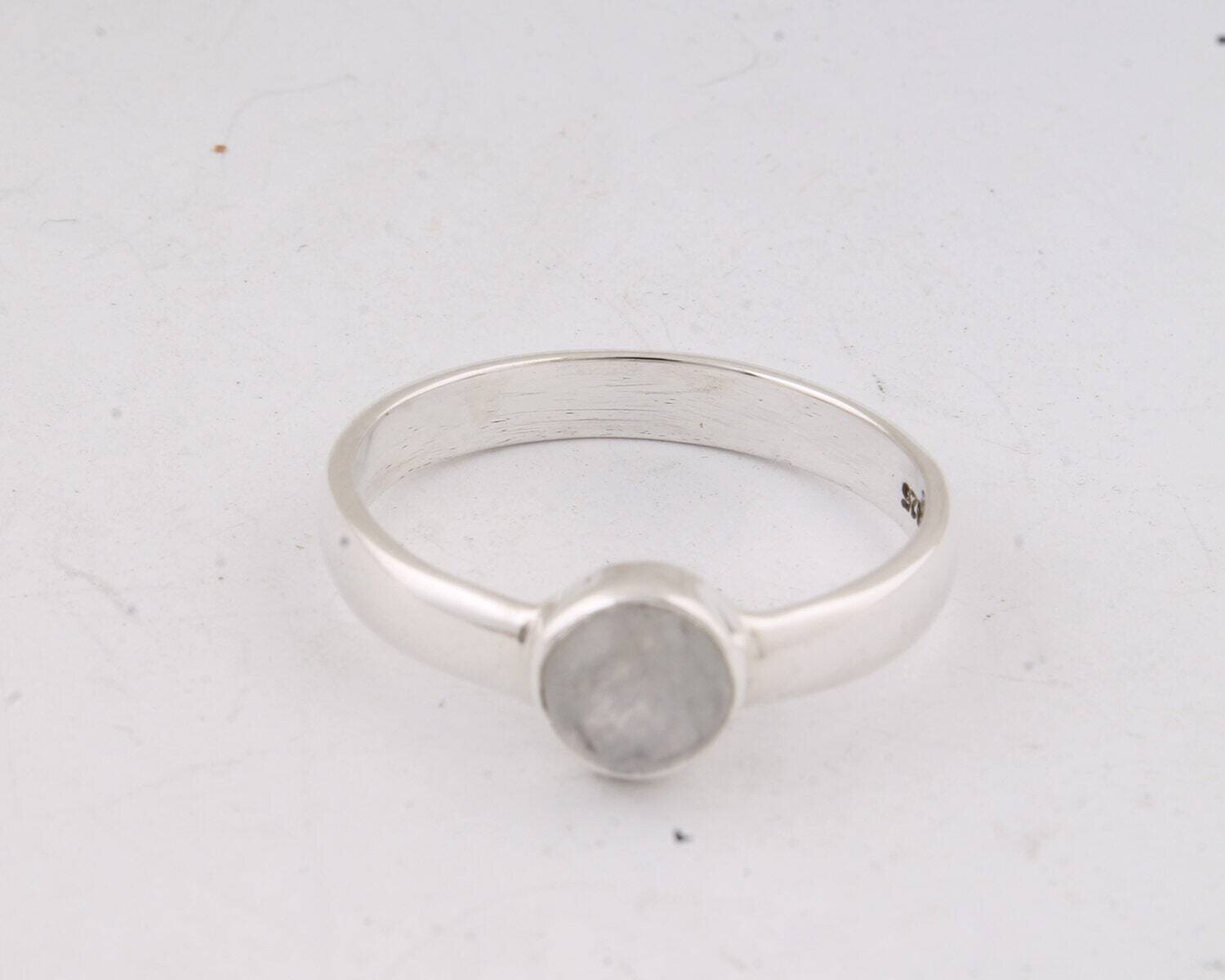 Silver Ring,Solid 925-Silver Sterling Ring Labradorite Moonstone Top Quality Gemstone Handmade Ring Blue Fire Stone And Silver Color Ring