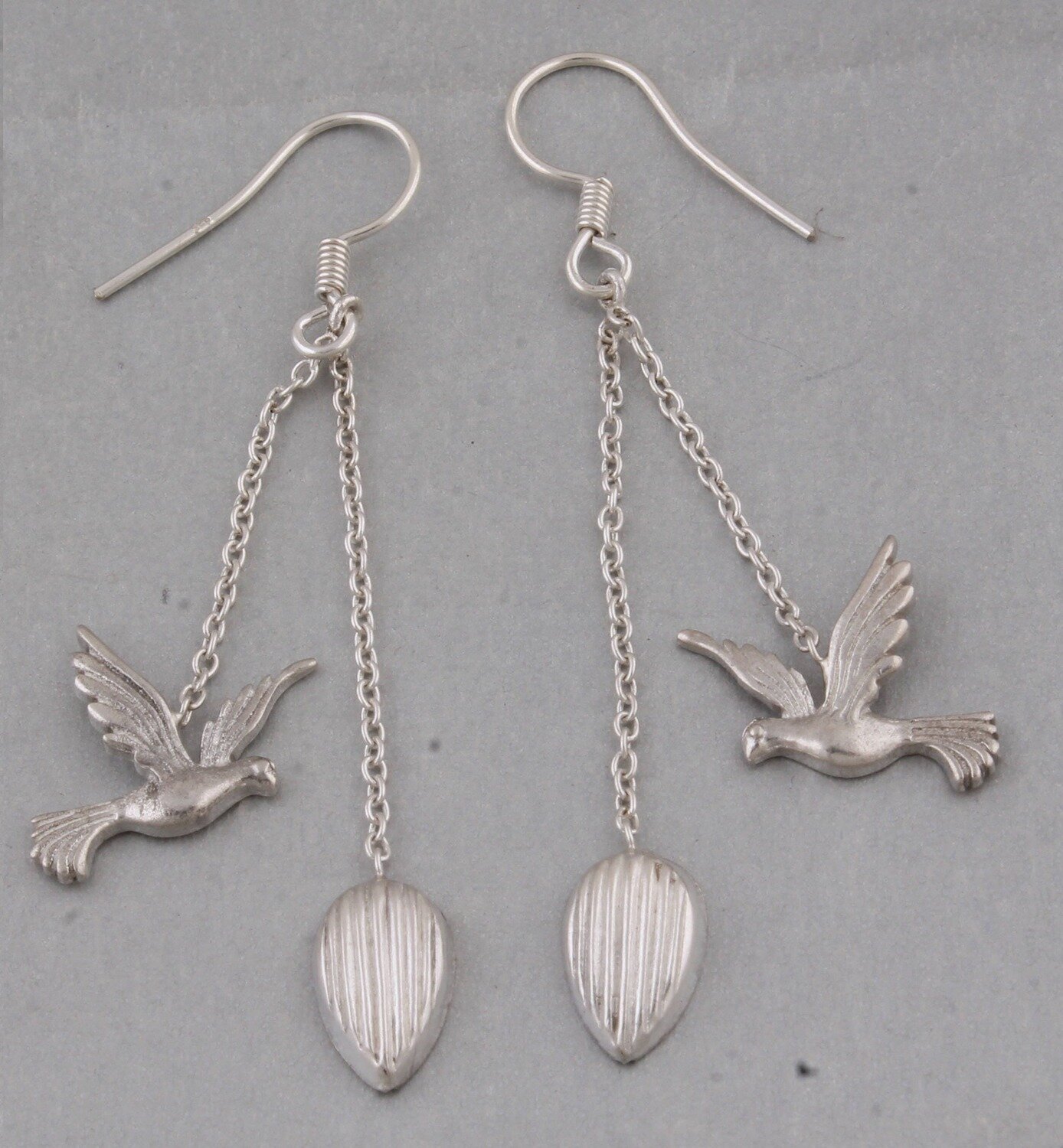 Birds 925 Sterling Silver Designer Earring Handmade Jewelry For Women Wedding Anniversary Gifts IdeaBirthstone