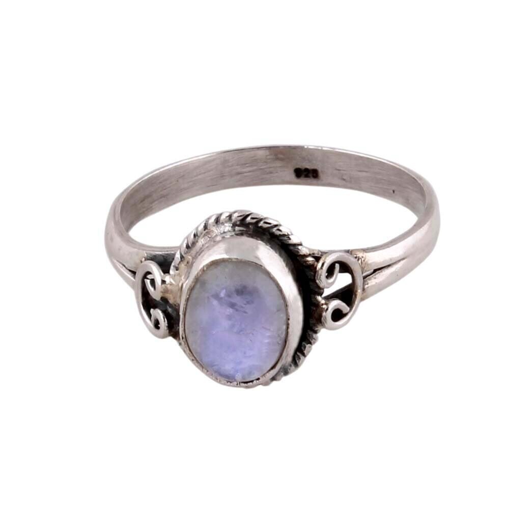 Silver Ring 925 sterling silver ring rainbow moon gemstone Antique Silver ETSYCYBER2021Cyber2021Bestseller2021EtsyBirthstone