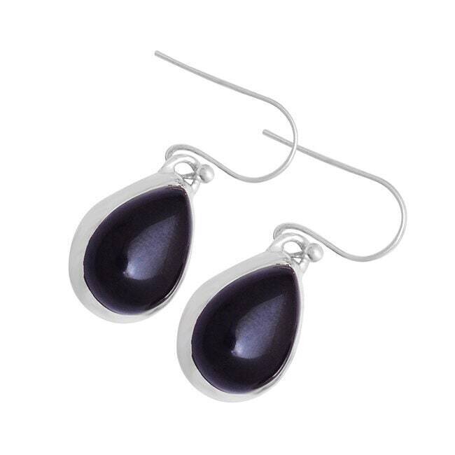 Handcrafted Earring With Natural Amethyst AAA+Quality Gemstone Cabochon Stone Boho Earring 925-Sterling Solid Silver Earring ETSYCYBER2021