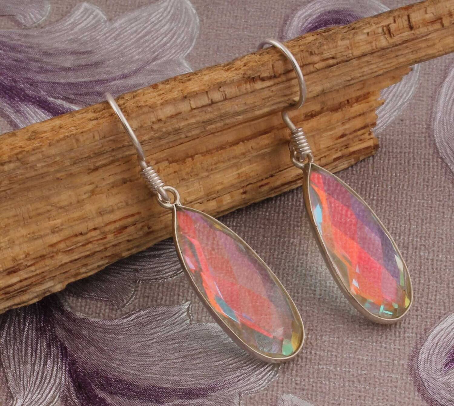 Amazing Doublet AAA+Quality Gemstone Earring 925-Sterling Silver Earring,Antique Silver Earring Beautiful Gift Earring One-Of-Kind-Item