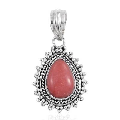 925-Sterling Solid Silver Pendant With Natural Pink Opal Top Quality Gemstone Pendant  Cabochon Stone Boho Pendant Handcrafted Christmas Gif