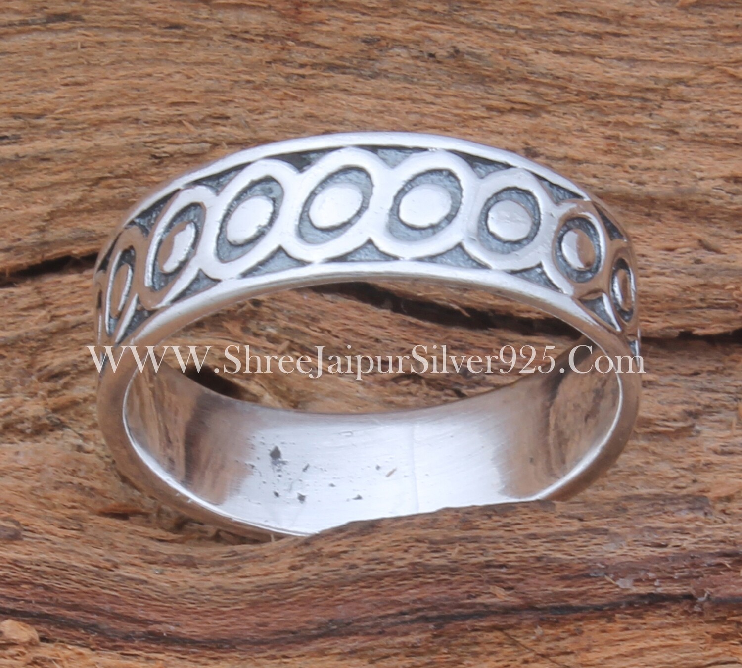 Oxidized Silver Band Ring 925 Antique Silver Ring, Boho Silver Ring, Girls With Boys Ring, Sterling Solid Silver Ring, Silver Band Ring Gift