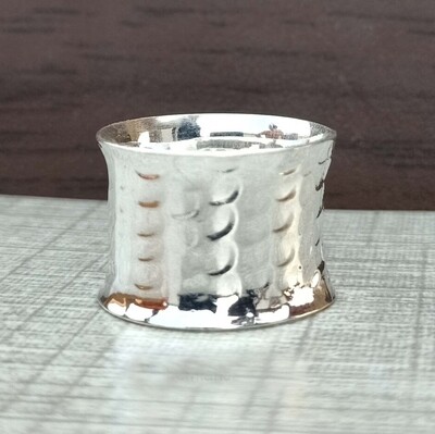 925 Sterling Silver Flat Band Ring, Cigar Band Ring, Thick Silver Band Wide Band Ring Thumb Ring, Wide Silver Band Rings Boho Ring, Gift For