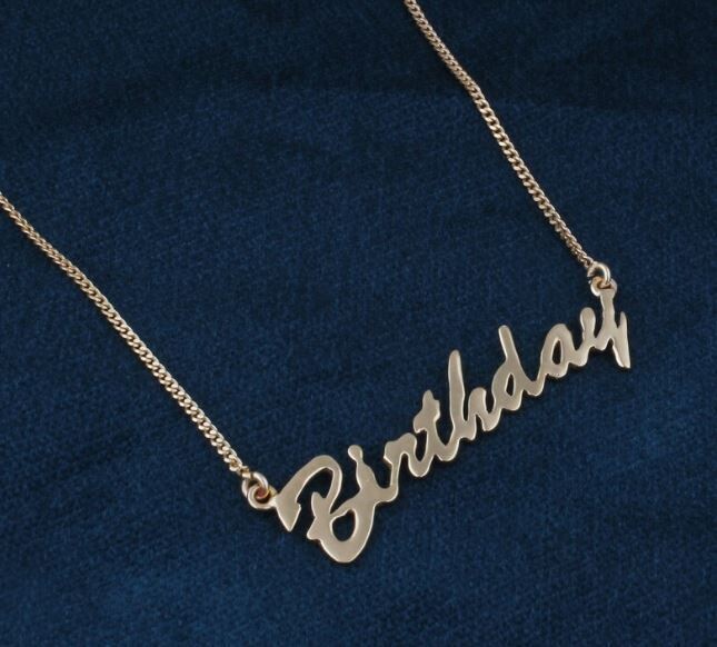 Birthday Necklace, 14k Gold Necklace, Wedding Gifts, Summer Jewelry, Birthday Gifts, Personalized Jewelry, Gold Necklace Women Necklace Gift