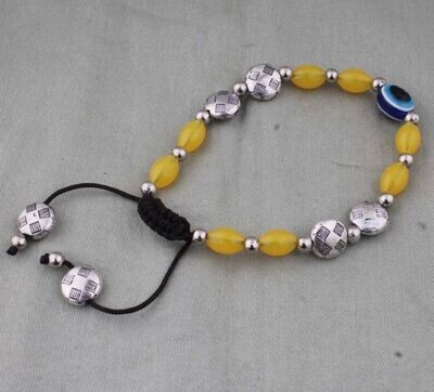 Brother's Rakhi Bracelet, Personalized Rakhi, Evil Eye Rakhi Bracelet, Adjustable Rakhi Bracelet, Rakhi Festival Bracelet Gifts For Brother