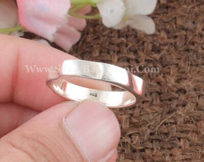 925 Sterling Silver Band Ring | Silver Band Jewelry | Designer Handmade Jewelry Ring | Bridal Ring | Thumb Ring |Present For Women Gift Idea