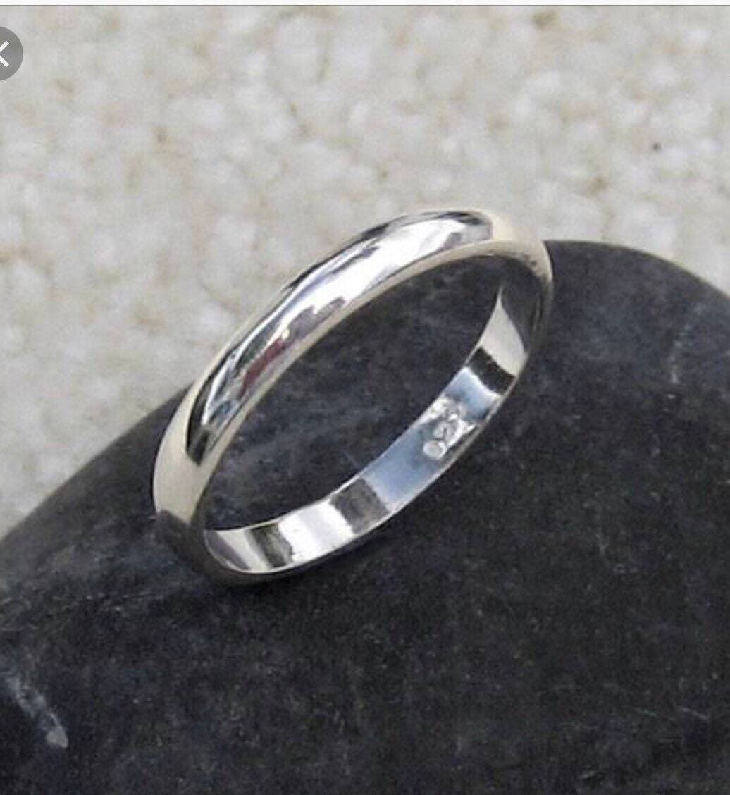 925 Sterling Silver Band Ring top selling Bestseller Birthstone