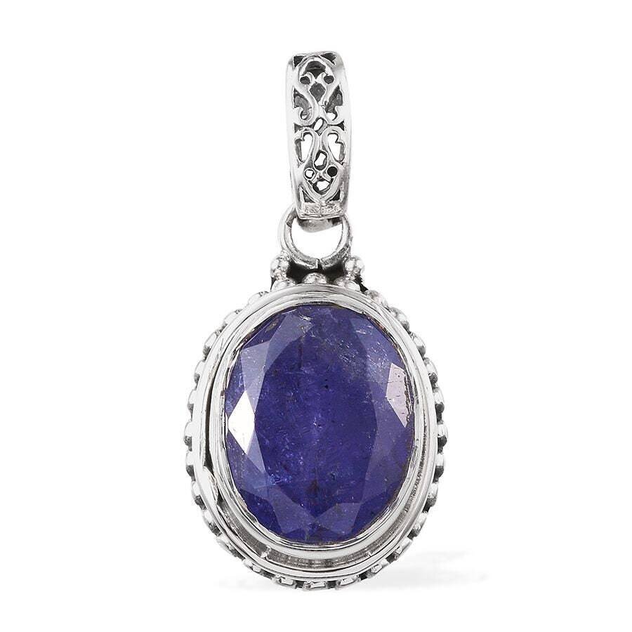 Lolite Top Quality Gemstone Designer Pendant Cut, Faceted Stone Boho Pendant 925 - Adjustable Silver Pendant Gift For Her