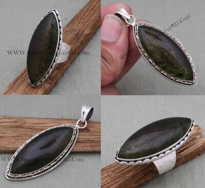 Bridesmaid Green Jade Marquise Gemstone Solid 925 Sterling Silver Jewelry Set For Women, Handmade Gifts For Wedding Anniversary Gift Idea