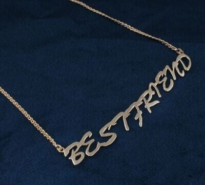 Bestfriend Necklace, 14k Gold Necklace, Wedding Gifts, Summer Jewelry, Birthday Gift Personalized Jewelry, Gold Necklace Women Necklace Gift