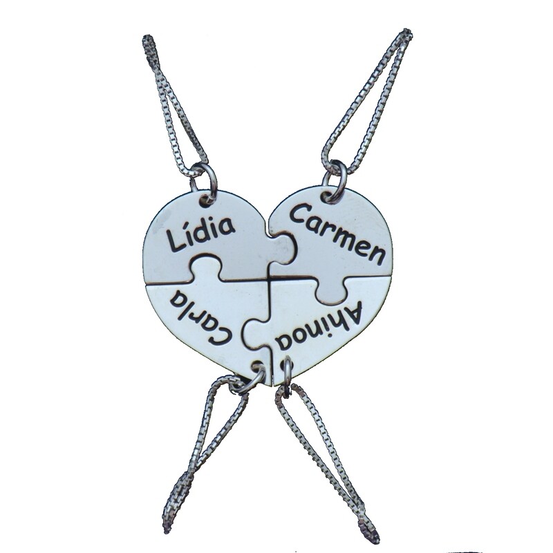 CORAZÓN PUZZLE 4 PARTES