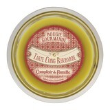 Bougie Gourmande - Tarte Coing rhubarbe