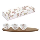 Set apéritif 3 coupelles Sakura