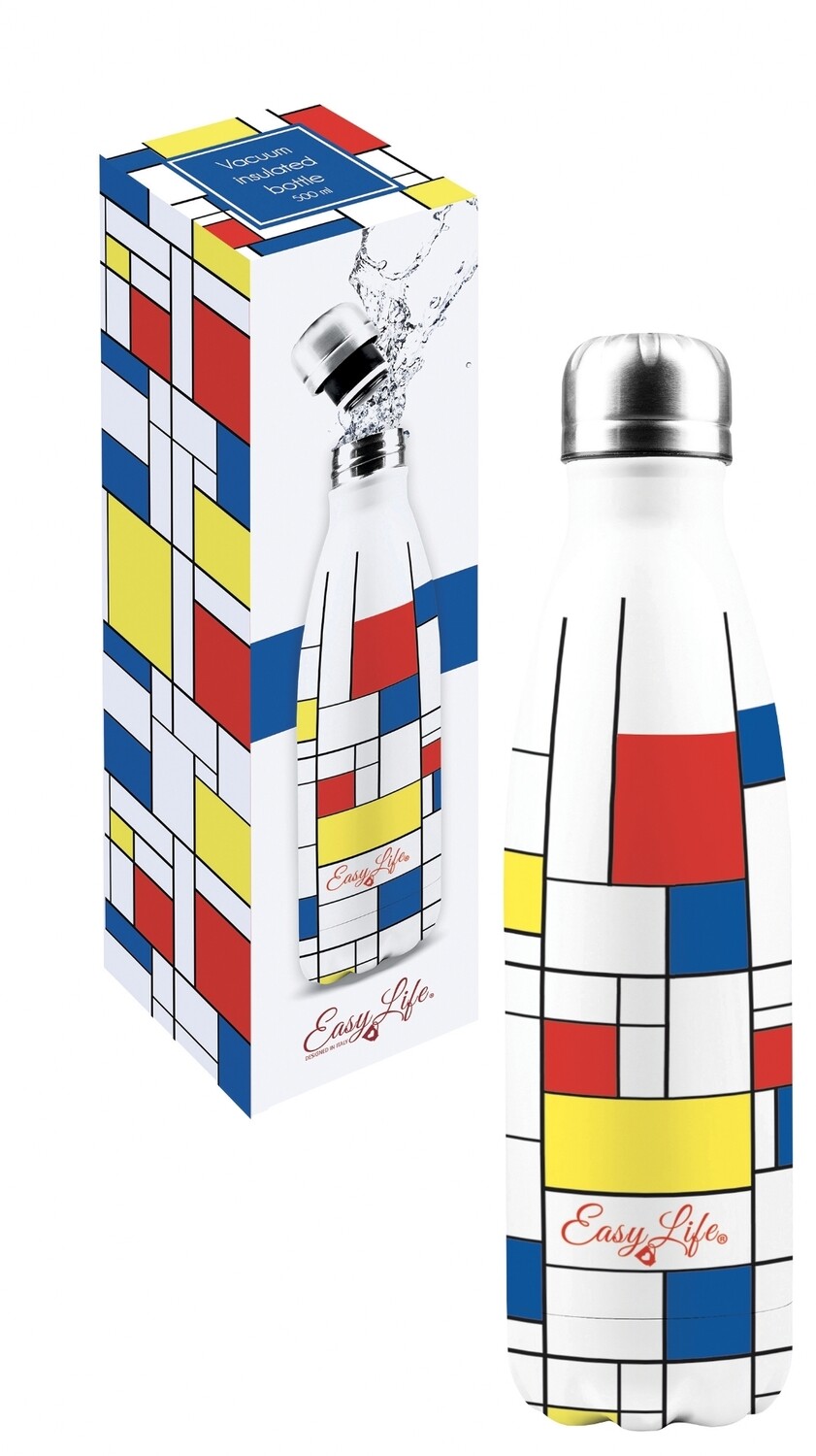 Bouteille isotherme - Mondrian