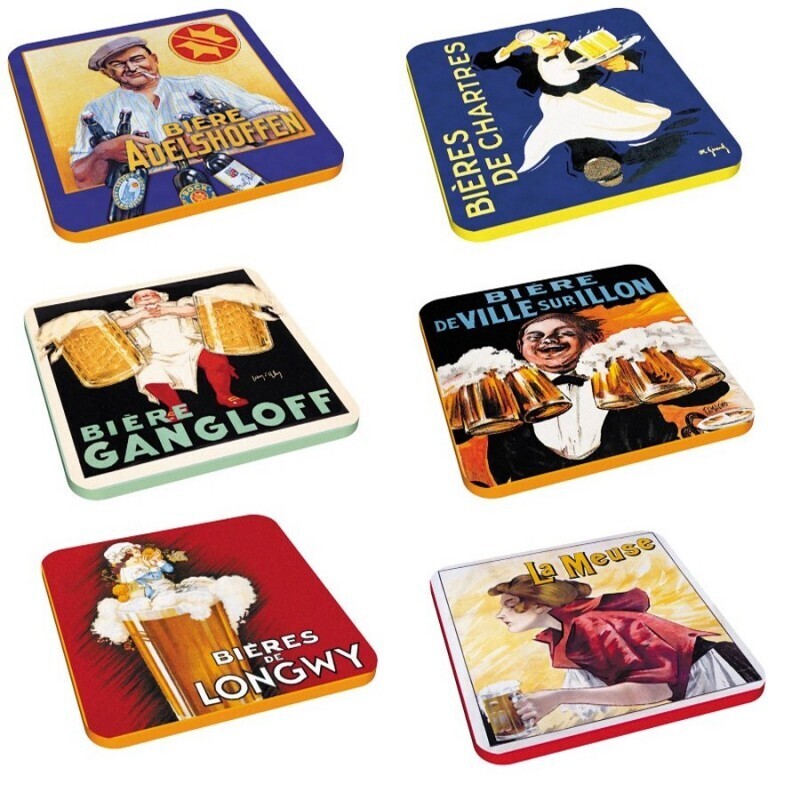 Dessous de verres ( X 6 ) - Bières
