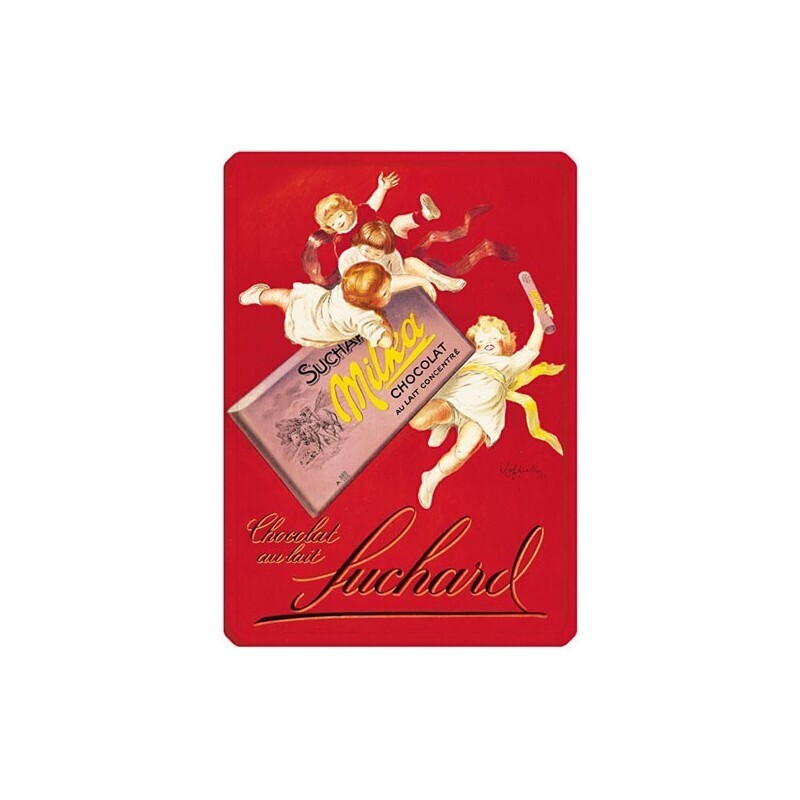 Plaque métal 15 X 21 cm - Chocolat Suchard Milka