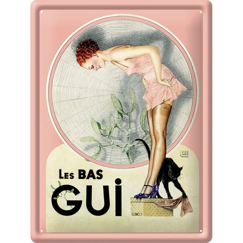 Plaque métal 30 X 40 cm - Les Bas Gui
