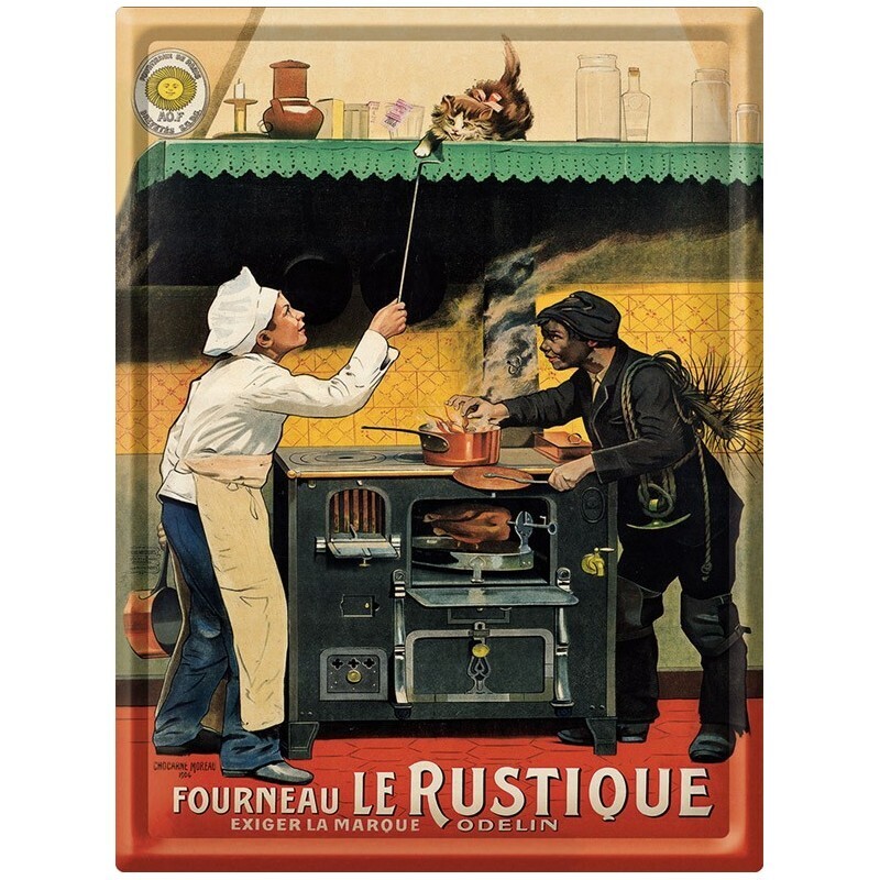Plaque métal 30 X 40 cm - Fourneau Le Rustique