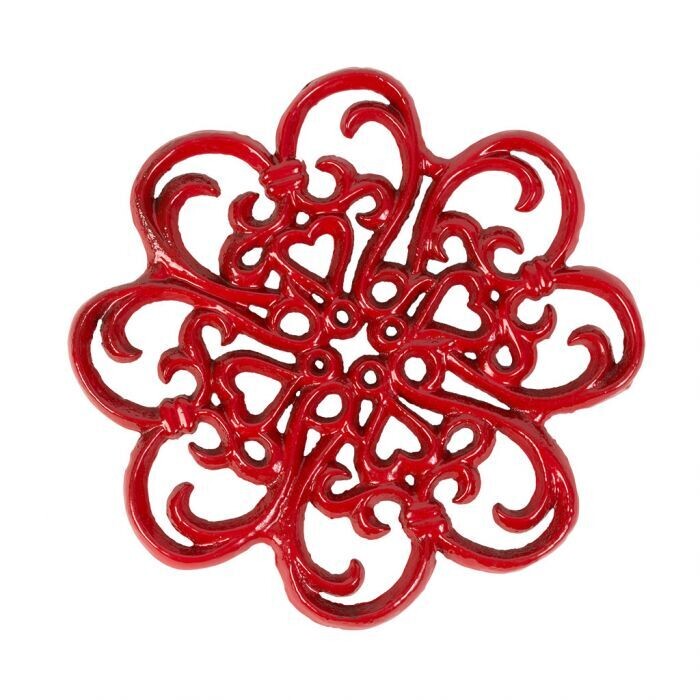 Dessous de plat Rhodonea rouge